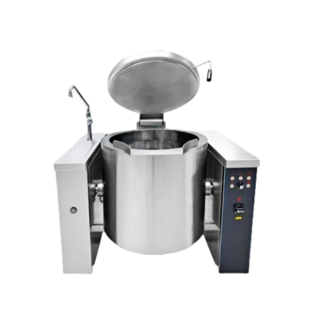 Commercial restaurant stainless steel electric kettle 60L-400L tilting kitchen equipment industrial canteen cooking