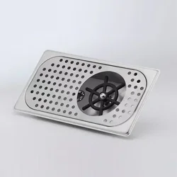 Household Bar Stainless Steel Automatic Cup Washing Tool Embedded High Pressure Spray Water Filtration Tank with Filter Screen