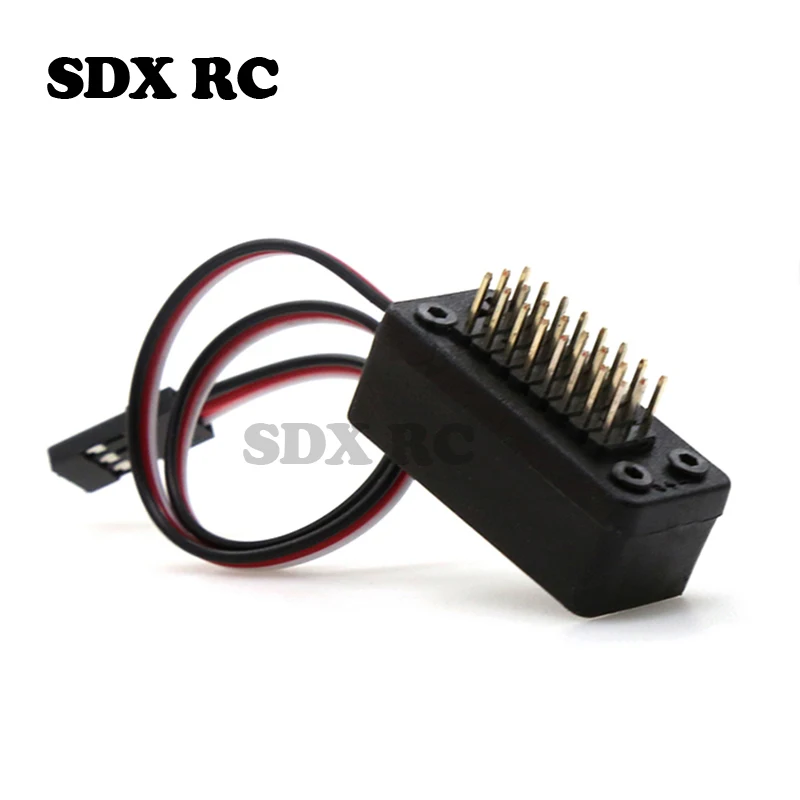 1 Pcs Remote Control Switch Board CH3 Light Control Module one eight port hub third channel R8 for the Model RC Car Light Lamp