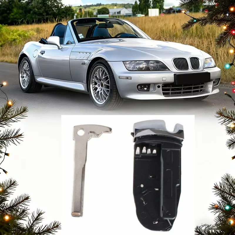 Auto Lock Key Shell Key Case Replacement For Mercedes Benz 3 Button 2 Batteries Slot Key Fob Casing Key Shell Car Accessories