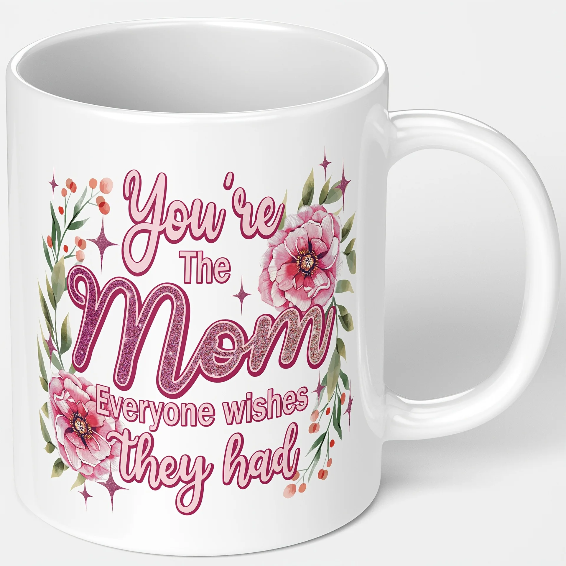 New coffee cup high value holiday mother's day coffee cup breakfast ceramic cup spot straight hair