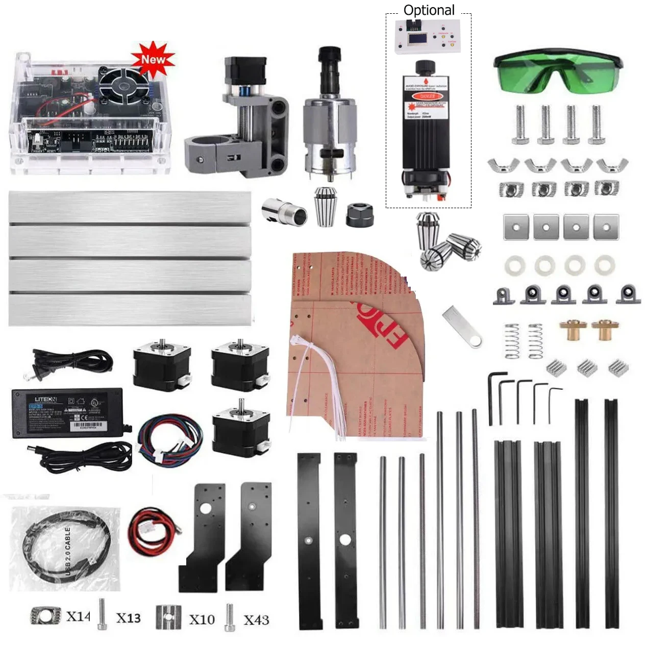DIY 조각 기계 3018 Pro Max Cnc 라우터 키트, 3 축 Grbl 제어 나무 조각 조각사 밀링 커팅 머신