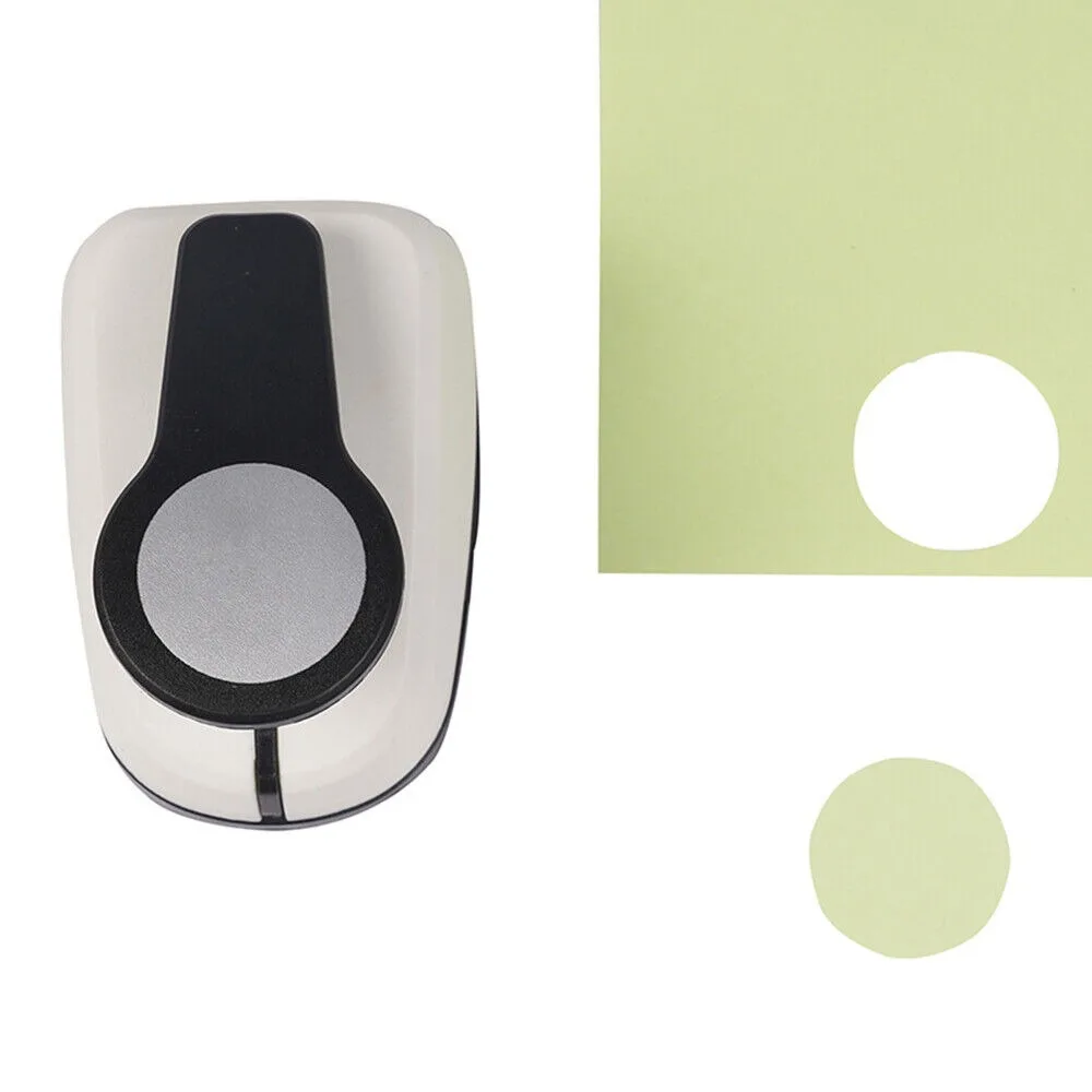 Funny ABS+alloy Hole Puncher Multiple Sizes Labor-saving Design Circular Embosser Circular Hole Shape Punch DIY