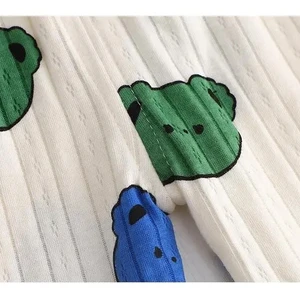 Langerfachpyjamas Sets für Kinder, schönes Design, leichter und bequemer Stoff, Schlafanzug, Kinderkleidung 6 Hauptverkaufsminibluse mit Langarm - №4