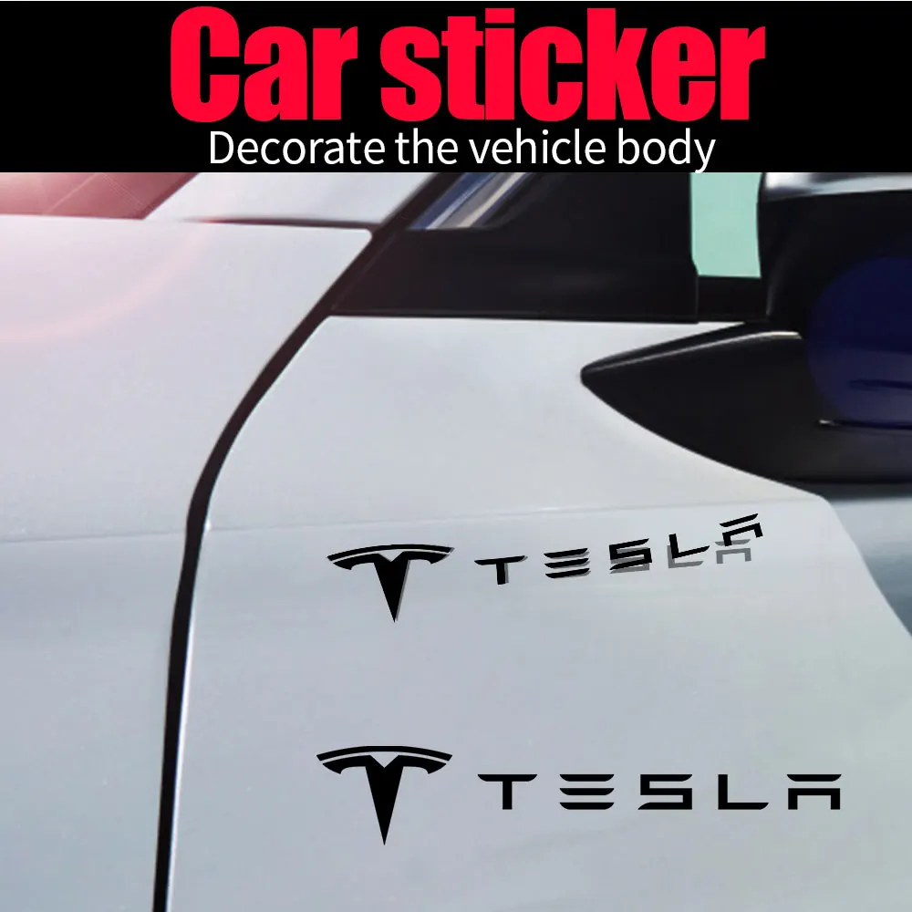 جسم السيارة الجانب نافذة الديكور سيارة جذع الجسم ملصقات ل تسلا نموذج 3 نموذج S نموذج X لفائف وزارة الدفاع WYE K80 رودستر الغازي وزارة الدفاع #1