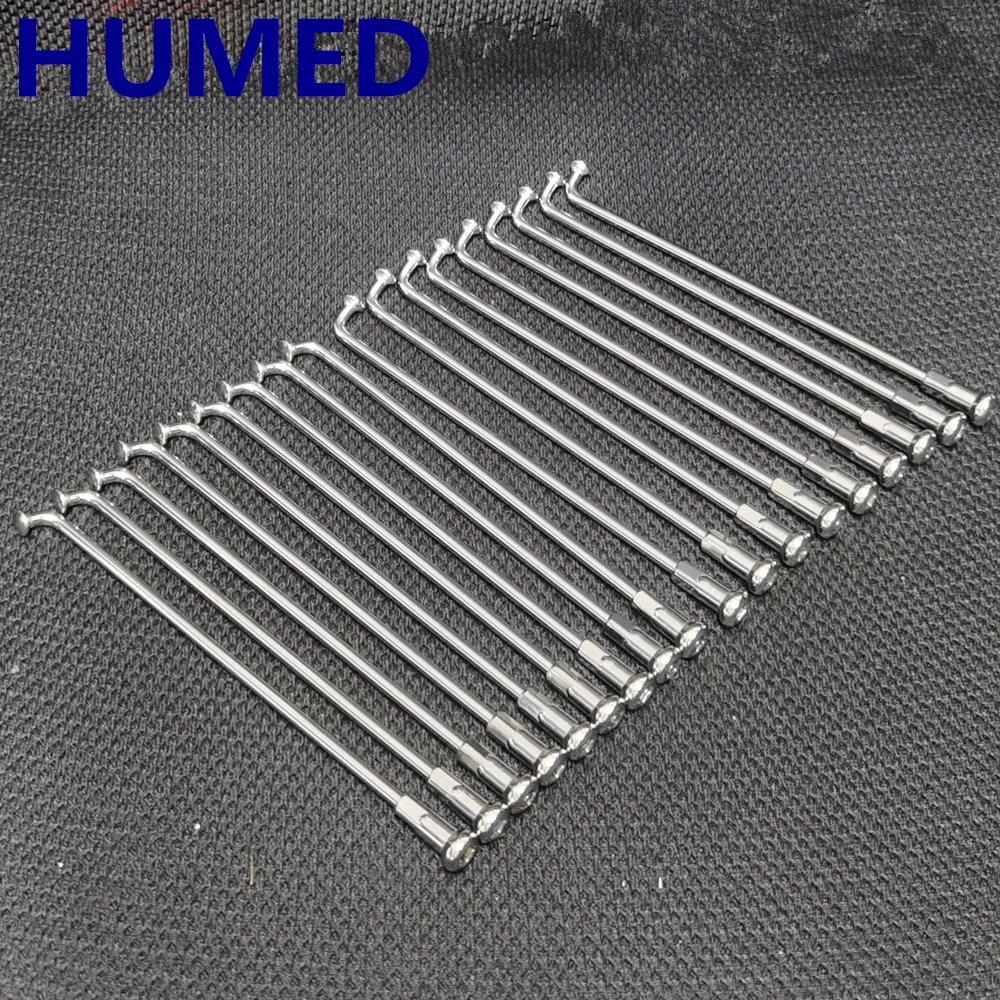 40pcs/lot Customized Motorcycle Off-Road Motorcycle 8G 304 Stainless Steel Spoke Bar Steel Wire Diameter 4.0mm Length 60-305MM