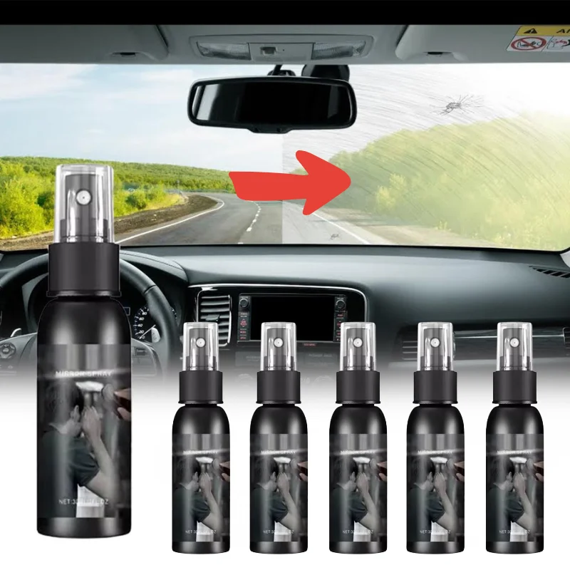 Car Windshield Anti-spy Spray Stain Dust Remover ﻿Anti-Peeping Mirror Anti-Fog Spray Defogging Agent For Bathroom & Car Glass  ﻿