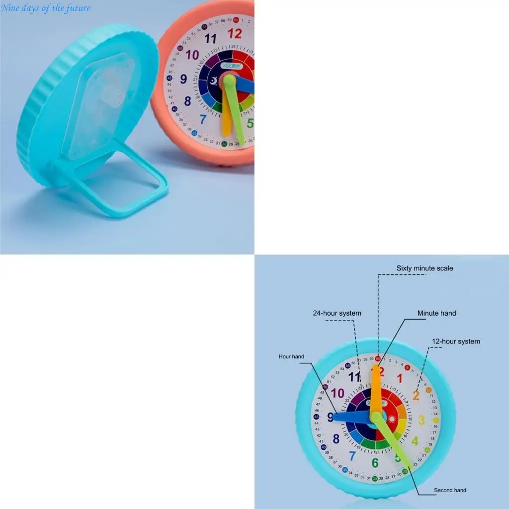

Обучающие часы с указанием времени для детей, мальчиков и девочек в возрасте от 3 лет + обучающие настольные часы E65A