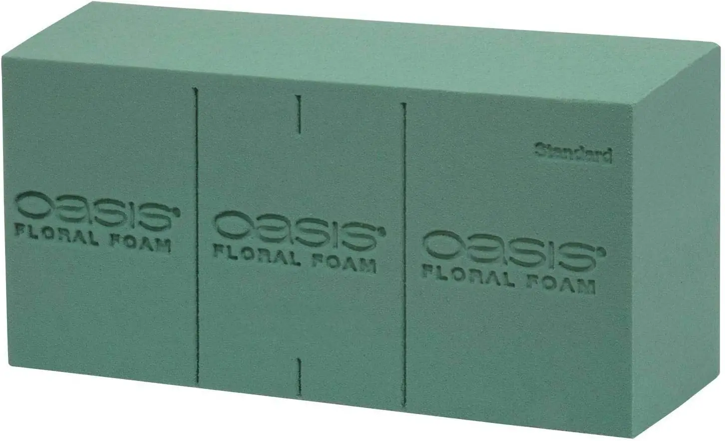 

Oasis Arrangement Floral Foam, 3" x 4" x 9", Green 48 Piece