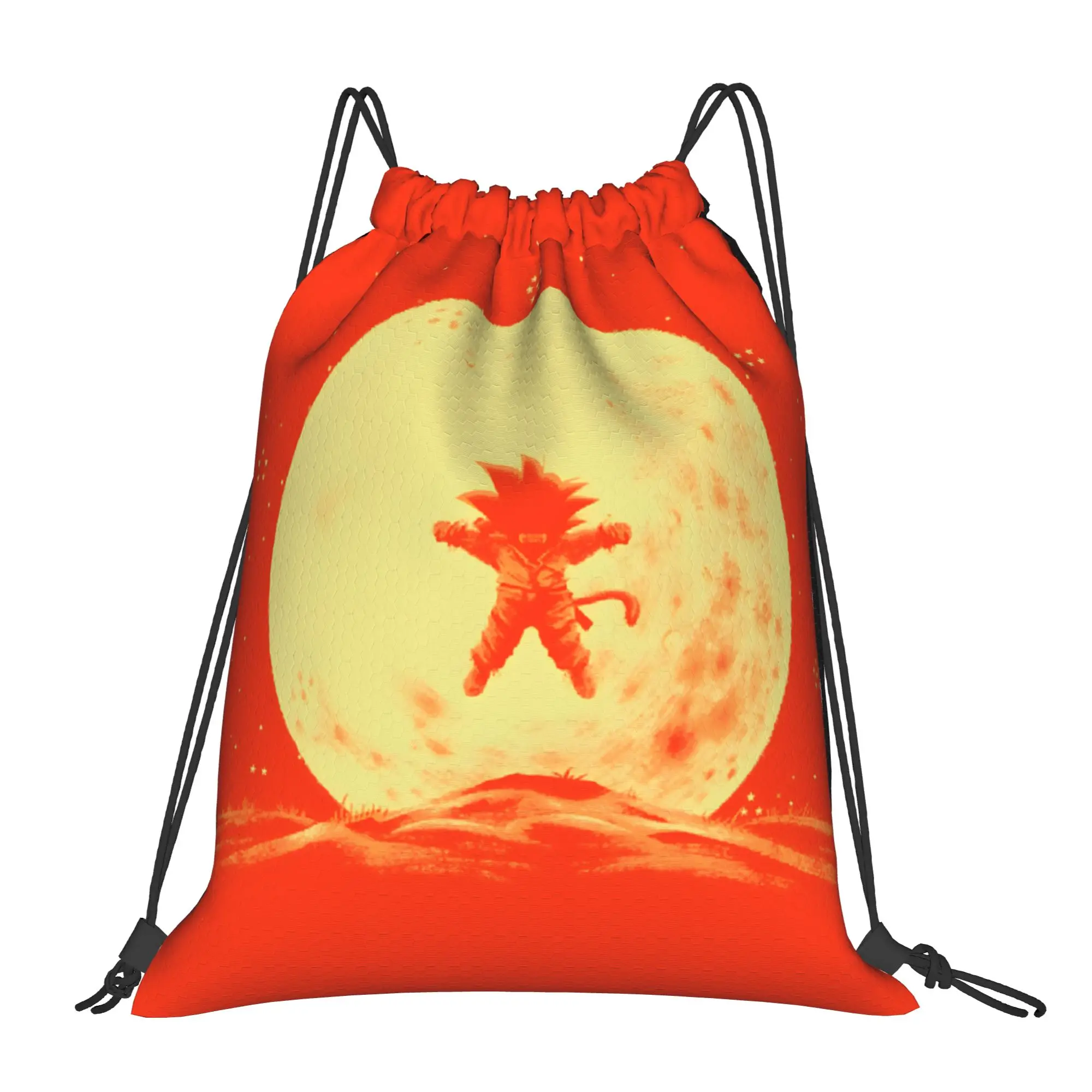 1 pc DRAGON BALL  Drawstring Bags Hiking Storage Backpack School Shoe Bag