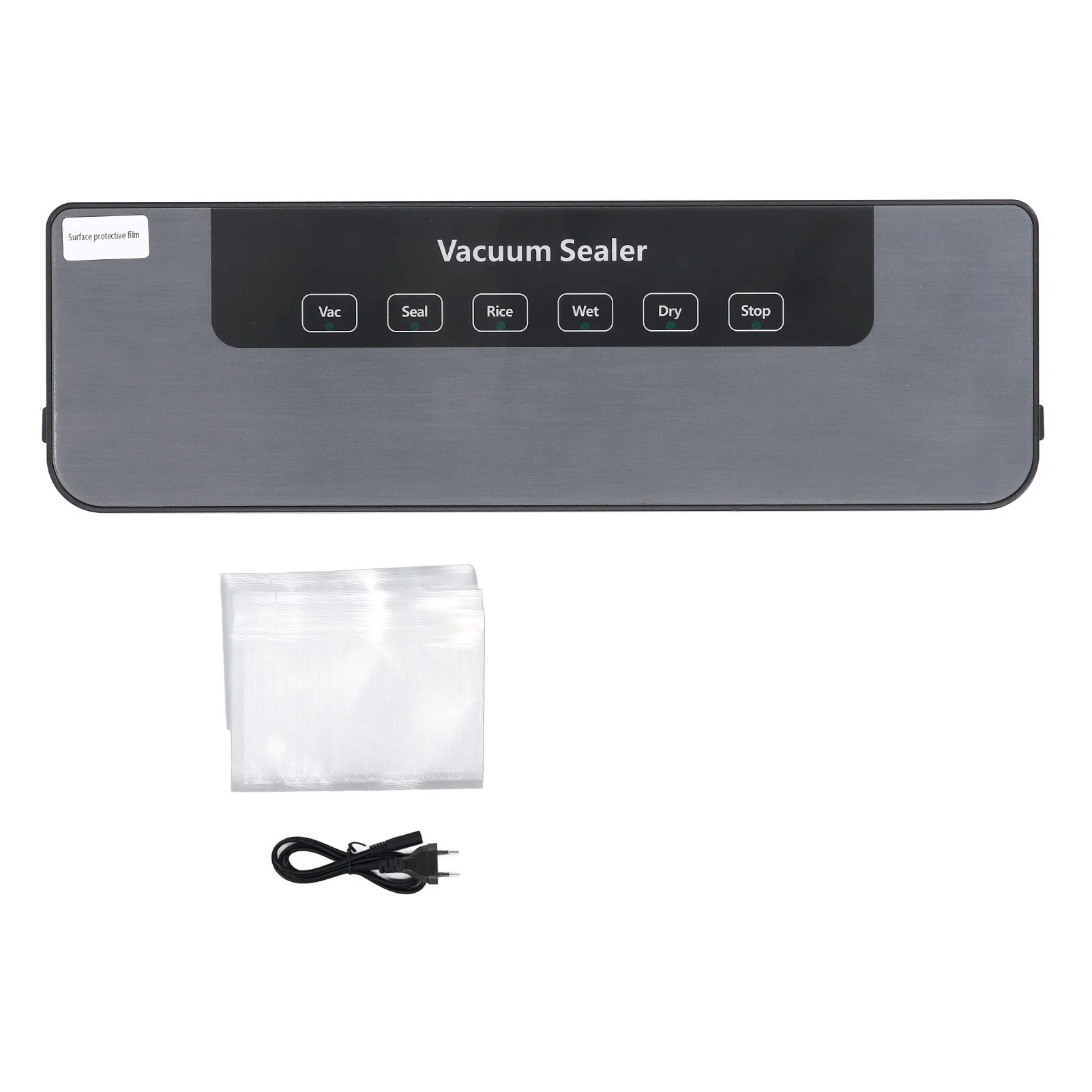 ماكينة سد الفراغات الأوتوماتيكية 80Kpa شفط 6 أوضاع مدمجة في القاطع ماكينة غلق أكياس الطعام الأوتوماتيكية الكاملة مع 30 كيسًا