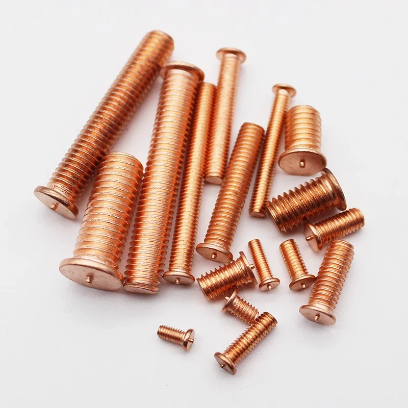 Sekrup Las Titik Baja Lapis Tembaga Pelepasan Kapasitor M3 M4 M5 M6 M8 M10 Baut Kancing Las CD