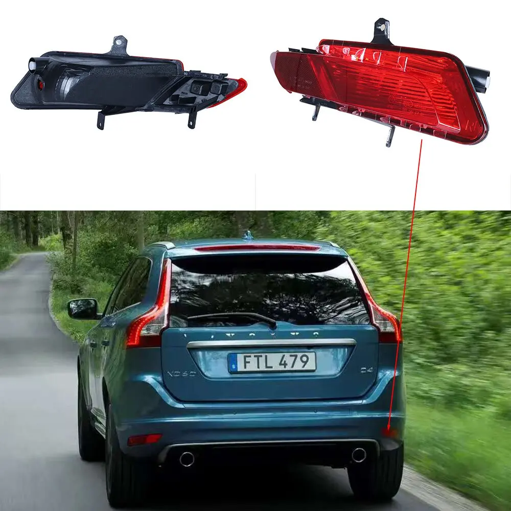 

Для Volvo XC60 2014 2015 2016 2017, отражатель заднего бампера, правая и левая сторона, качество OEM