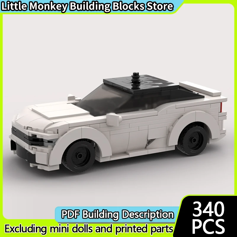 

Speed Racing Car Model MOC Building Bricks 2LT Muscle Sports Car Modular Technology Children Holiday Gifts Assemble Toys Suit