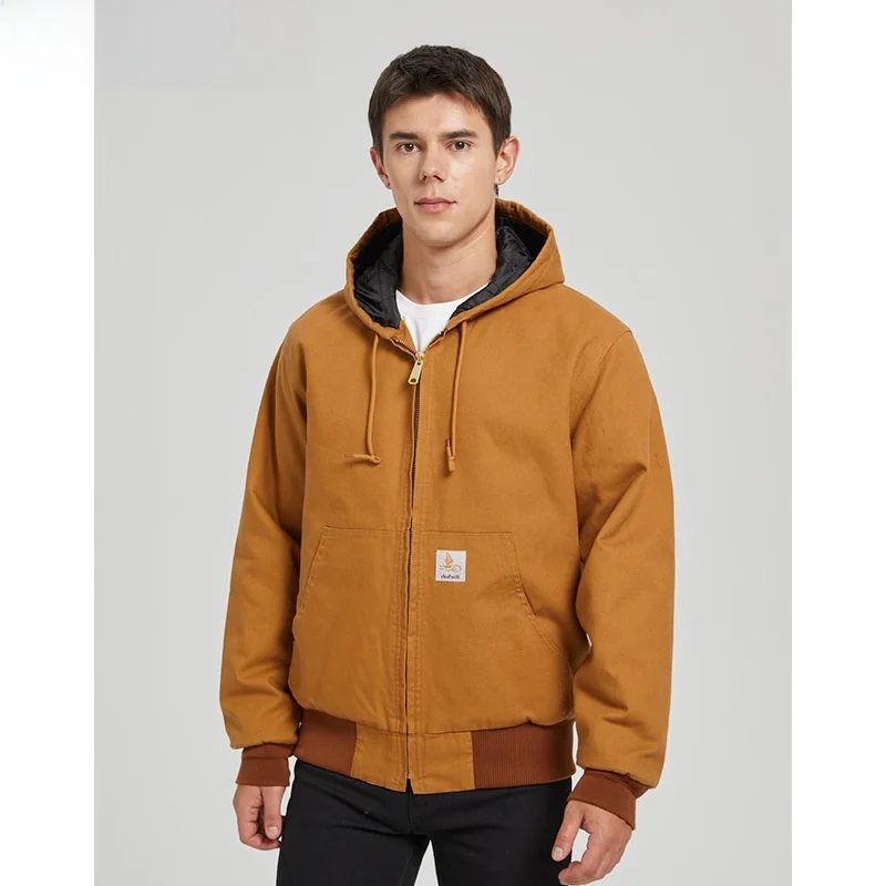 Carhartt Thickened Heavyweight Canvas Jacket Cotton Workwear Boxy Outerwear