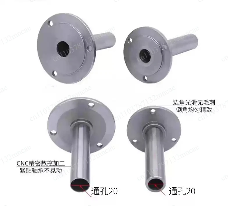 Spindle Shaft Diameter 25mm Through Hole 18mm Chuck Flange Back Plate Base Adapter Fit K11/K71-80 80mm