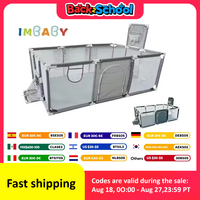 IMBABY Baby Playpens Indoor Baby corralitos Safety Barriers for Kids Baby Activity Gym Large Parks for Baby Groundbox Fence
