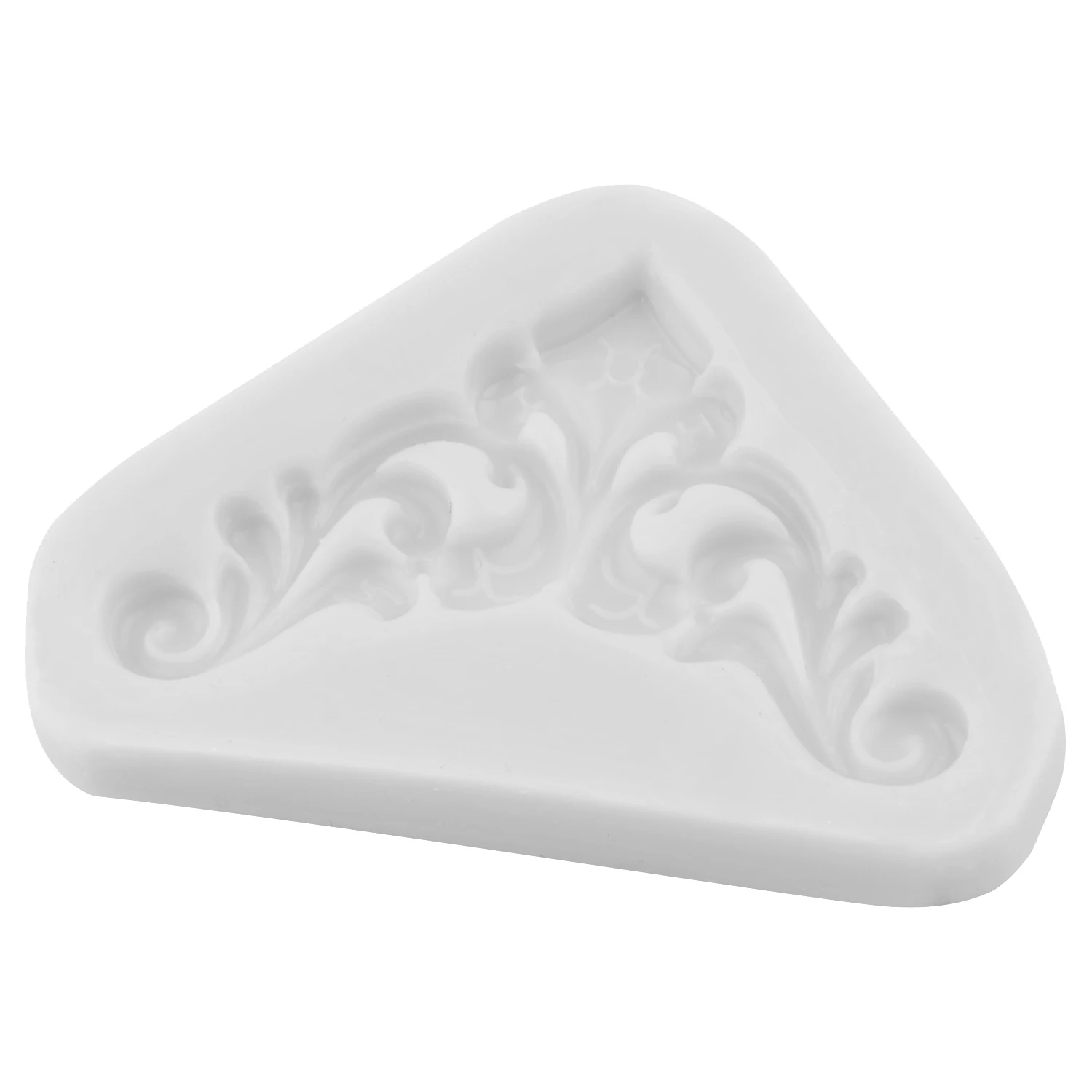 European Baroque Scroll Relief Silicone Mold Cake Border Chocolate Fondant Mould Cake Decorating Tools Resin Clay Candy Molds