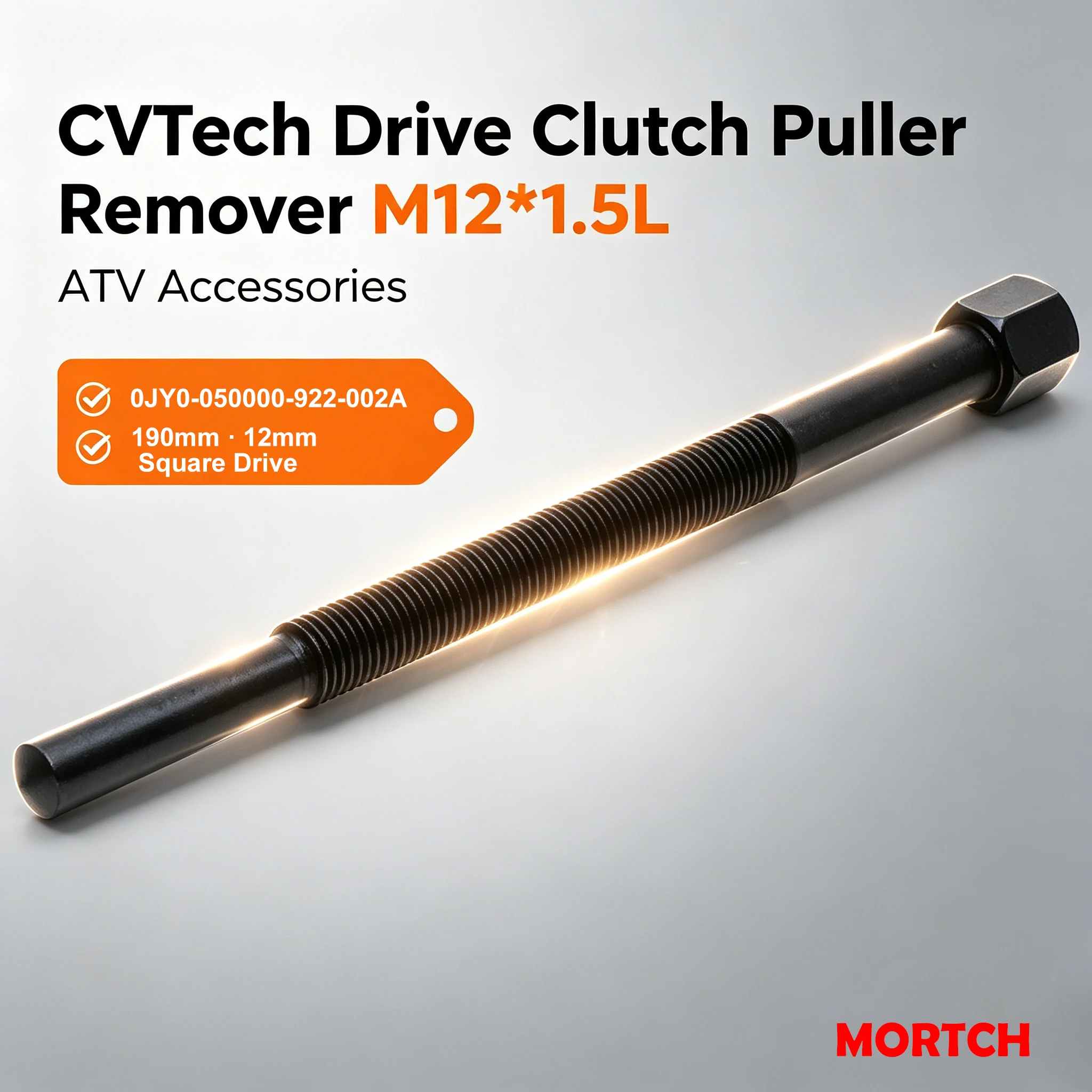 CVTech Drive Clutch Puller Remover M12×1.5L 0JY0-050000-922-002A For CFMoto CForce 625 191S-B UForce 600 191S-U6 ATV UTV SSV
