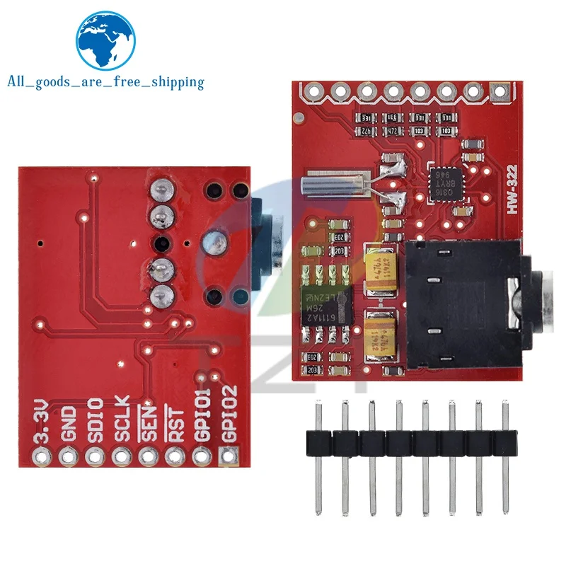 TZT Si4703 RDS FM Radio Tuner Evaluation Breakout Module For Arduino AVR PIC ARM Radio Data Service Filtering Carrier Module