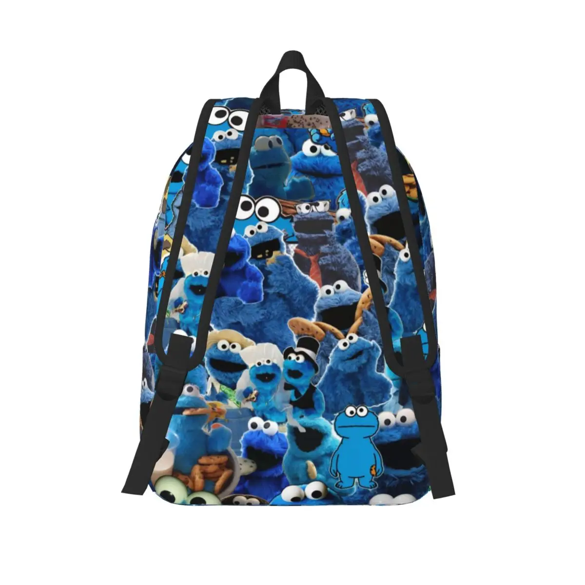 Cookies Anime Monsters Backpack for Men Women Casual Student Business Daypack Cookie Laptop Computer Shoulder Bag Gift view 3