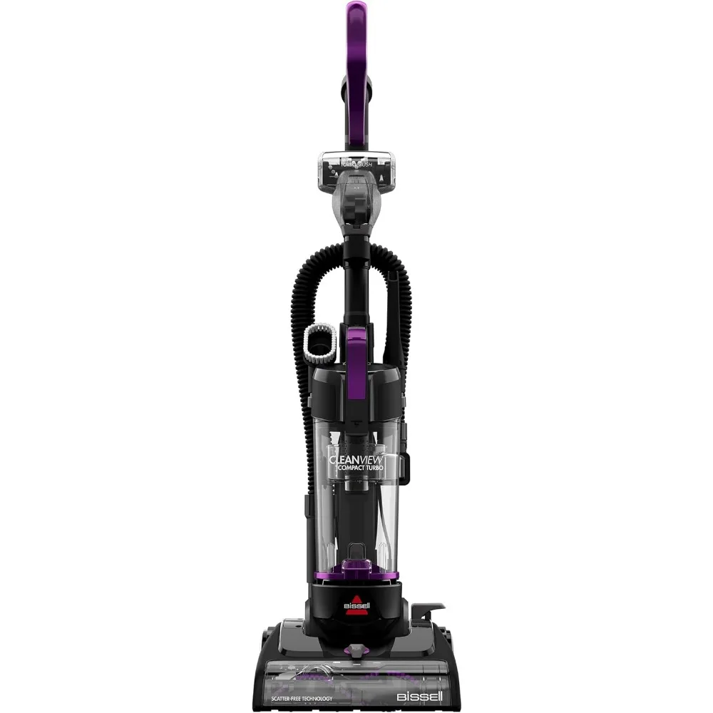

Bissell CleanView Compact Turbo Upright Vacuum with Quick Release Wand Full Size Power Compact Size for Apartments & Dorms 3437F