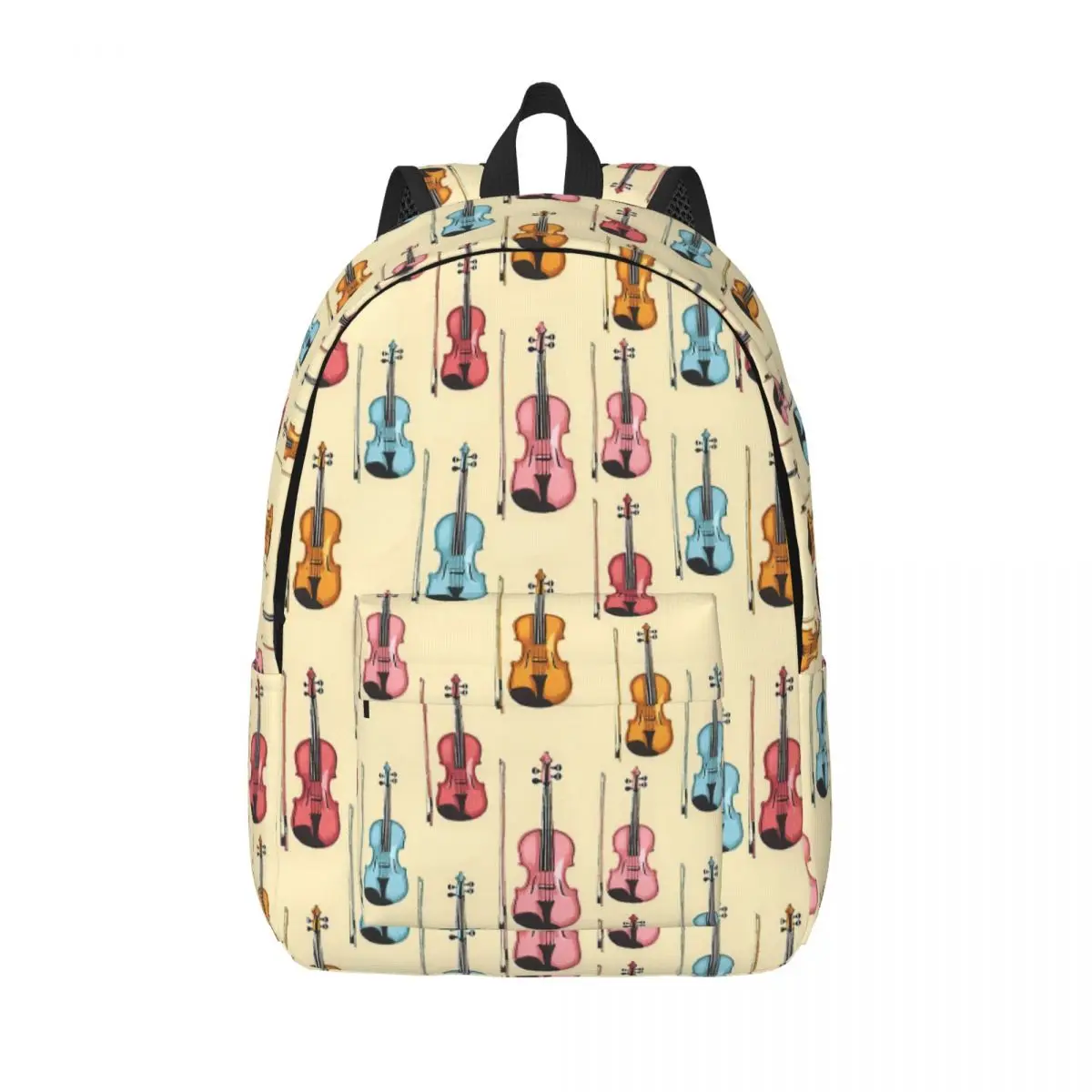 الملونة الكمان المائية الفن حقيبة ظهر الطالب حقيبة مدرسية المشي لمسافات طويلة السفر Daypack للبنين بنات موضة حقيبة الكتب حقائب الكتف