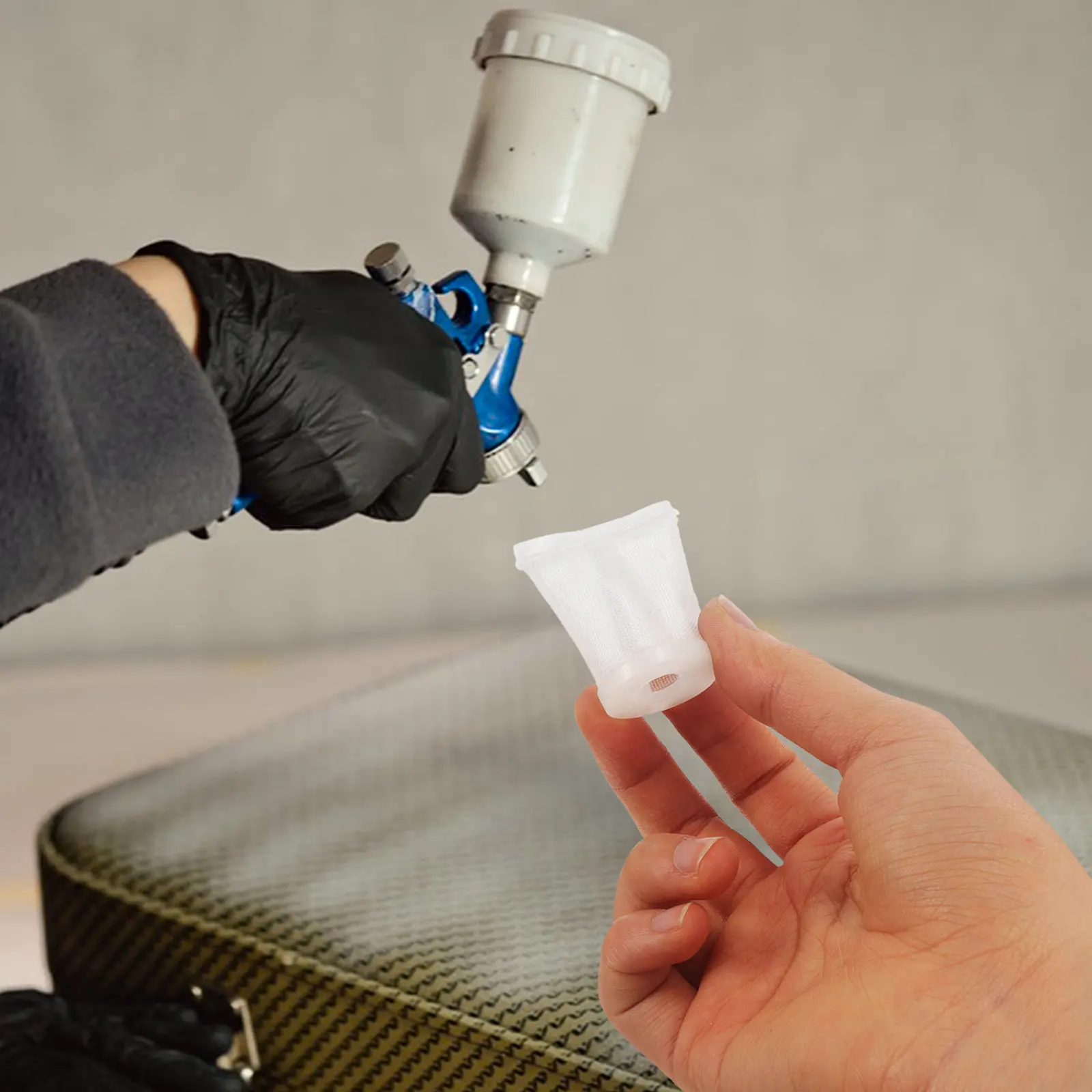 

10Pcs Airless Sprayer Filters Fine Mesh Replacement Paint Sprayer Strainer Filters High Precision Filter for Home Improvement