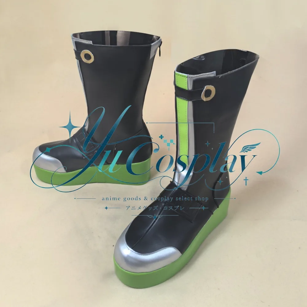 Kamishiro Rui Black Lily Cosplay Shoes Idol Anime Boots Concert Performance Expo Party Character Custom Footwear