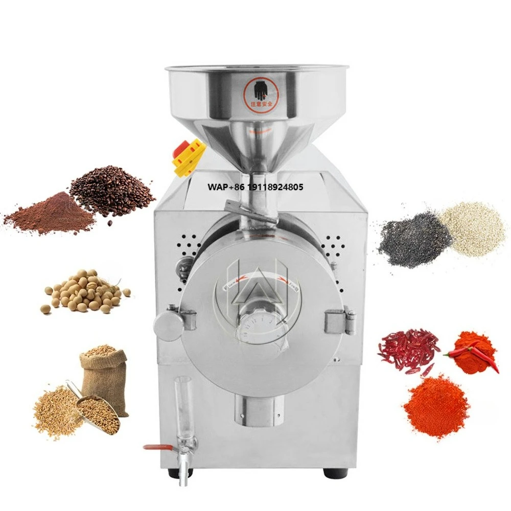 

Water Cooling Grinder HY 85KG/h Electric Corn Mill Flour Grind Grinder Rice Flour Milling Machine 220v Feed Grinding