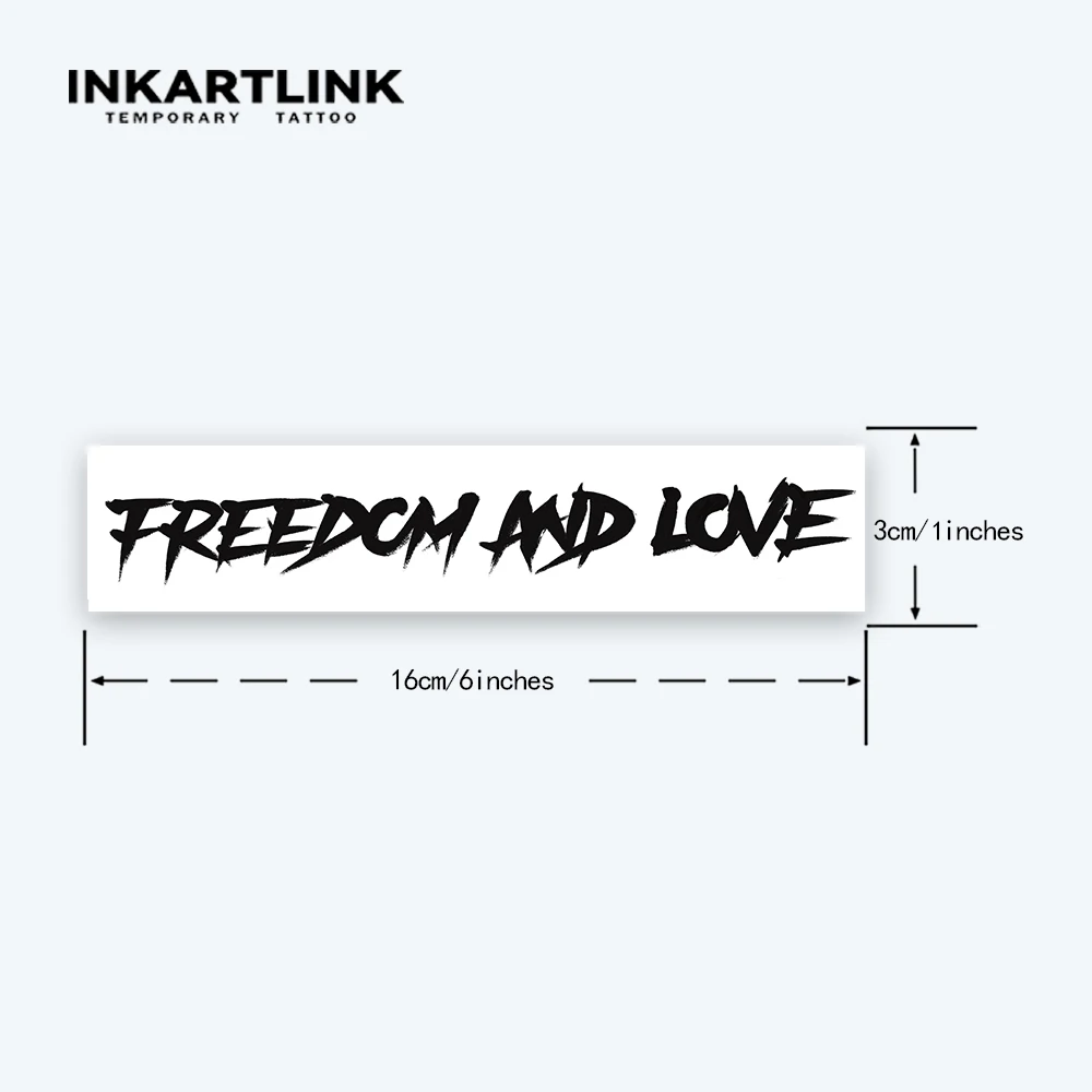وشم مؤقت للحرية والحب، آخر حتى 15 يومًا، تكنولوجيا جديدة سحرية مقاومة للماء شبه دائمة