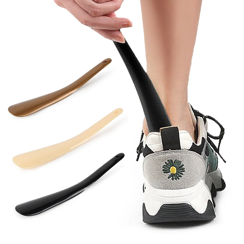 Professional Plastic Shoe Horn Flexible Travel Lightweight Portable for Men Women Kids Shoe Helper Assist Wearing CORRECTiON