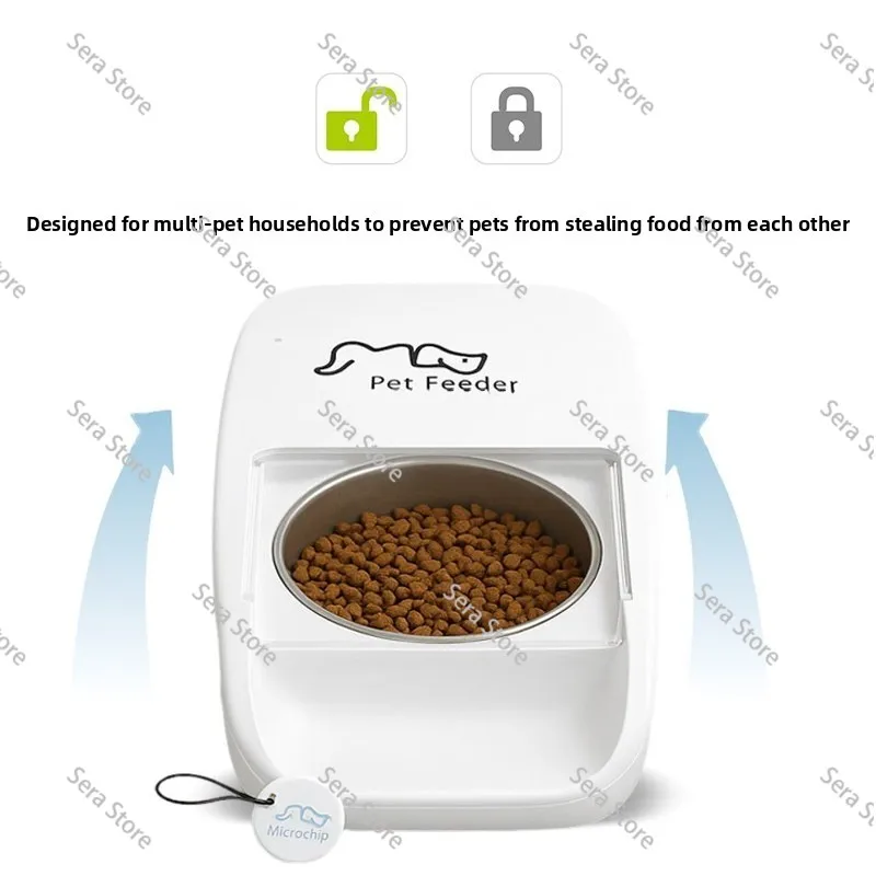 Microchip Smart  Intelligent Pet Feeder Cat Dog Microchip Sence Feeder Pet Animal