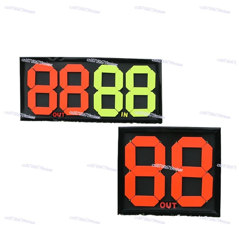 

Football substitution scoreboard, multi-functional scoreboard, basketball game referee supplies can be turned