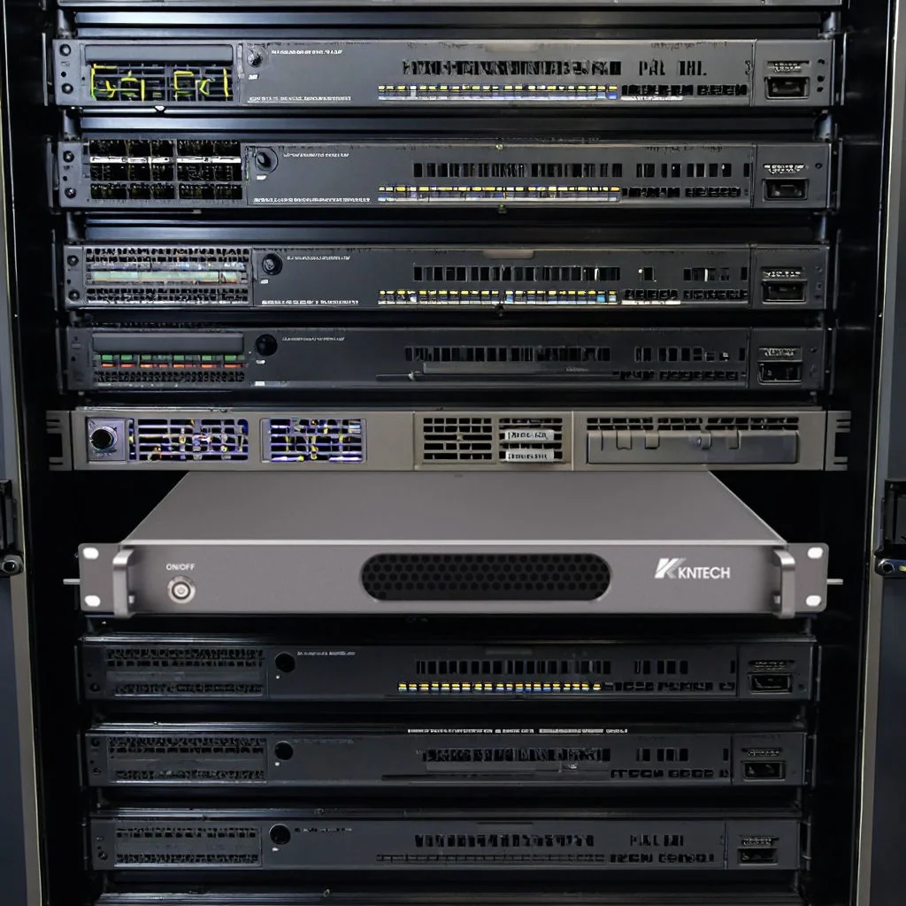 KNTD-200 IP PBX Server 200 Ports Efficient Communication Dispatching System