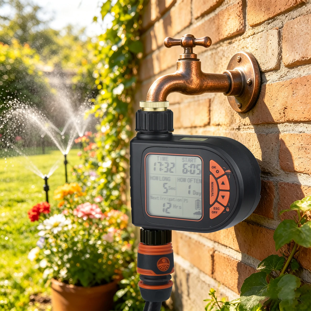 5M-50M 정원용 스마트 레인 센서 타이머 자동 드립 - Smart Garden System 리뷰 및 가격
