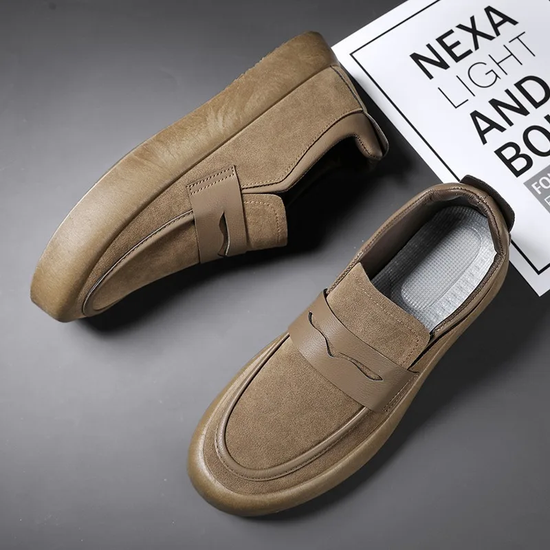 تنفس عادية الانزلاق على المتسكعون أجهزة لياقة خارجية الرجال أحذية مشي موضة الأخفاف الرياضية باطن سميكة السيدات أحذية التنس جديد #3