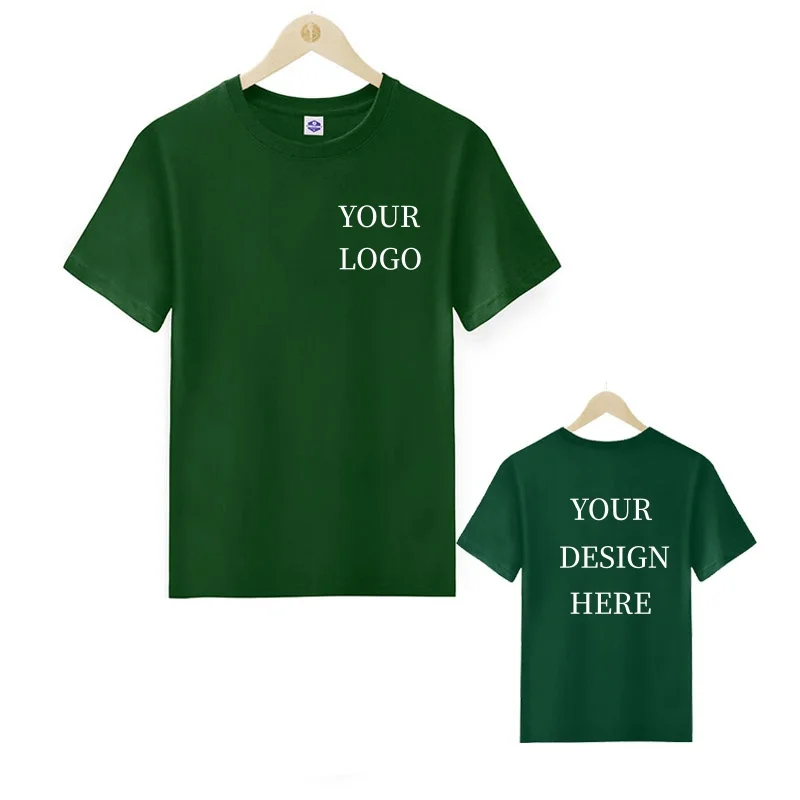 

Customized Clothes Print Logo T Shirt Men Women Cotton Tops Tees DIY Your Own Design Photo Shirts Team Workwear