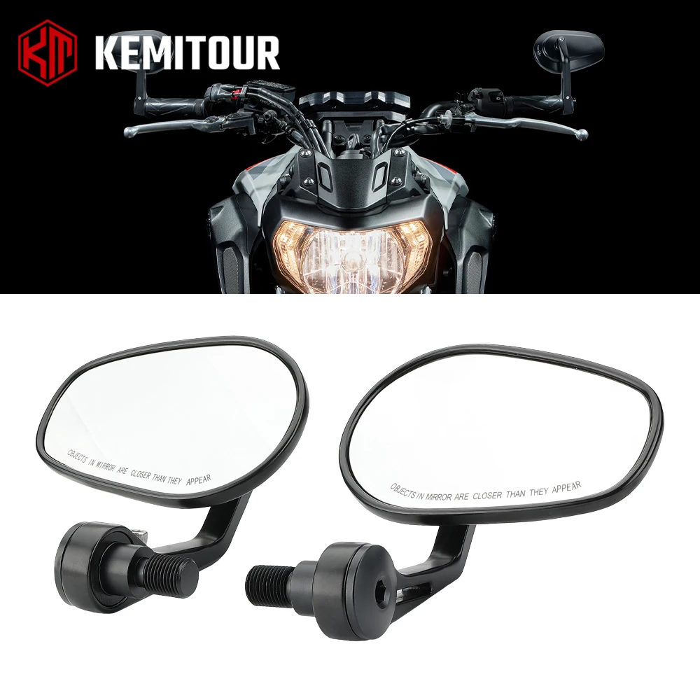 

Motorcycle Side Mirror 16MM for Yamaha MT 09 MT 07 MT10 MT-125 TMAX530 500 X-MAX400 250 125 FZ6R FZ 6R Handlebar Rearview Mirror