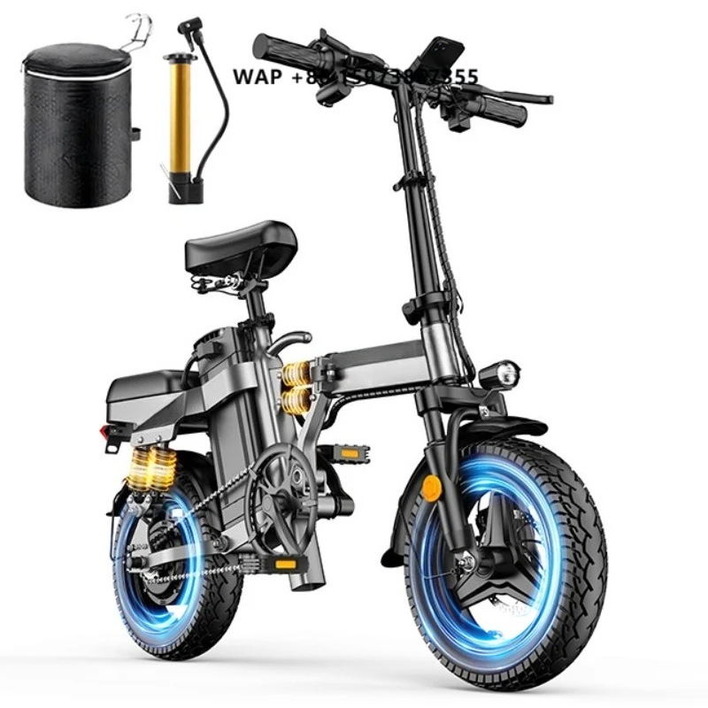 1000W Peak Motor Power A12 48V 15Ah Folding Electric Bicycle CheapElectric Dirt Bike Lithium Battery Foldable