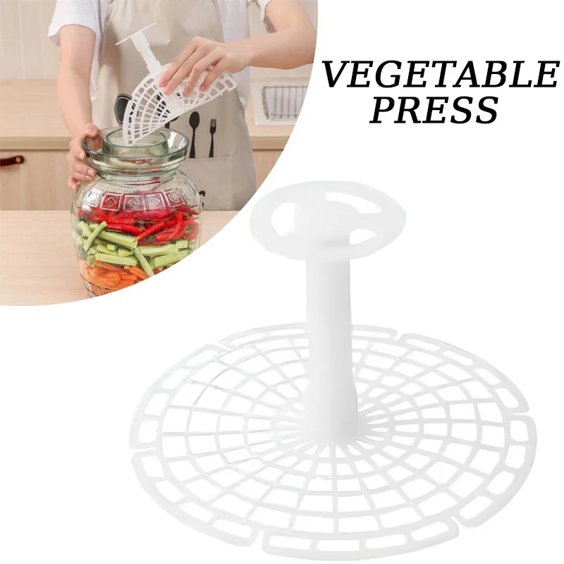 Prensa de Presión para Tarros de Encurtido, Prensa para Col y Peso de Fermentación para Cocina, Uso Doméstico y Elaboración de Kimchi