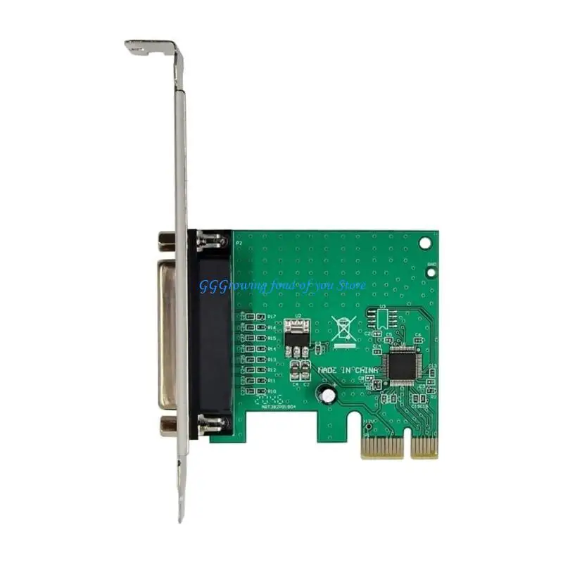

H9EB PCIe to Parallel Port Card Data Transmission PCIE to DB25 Printer Adapter