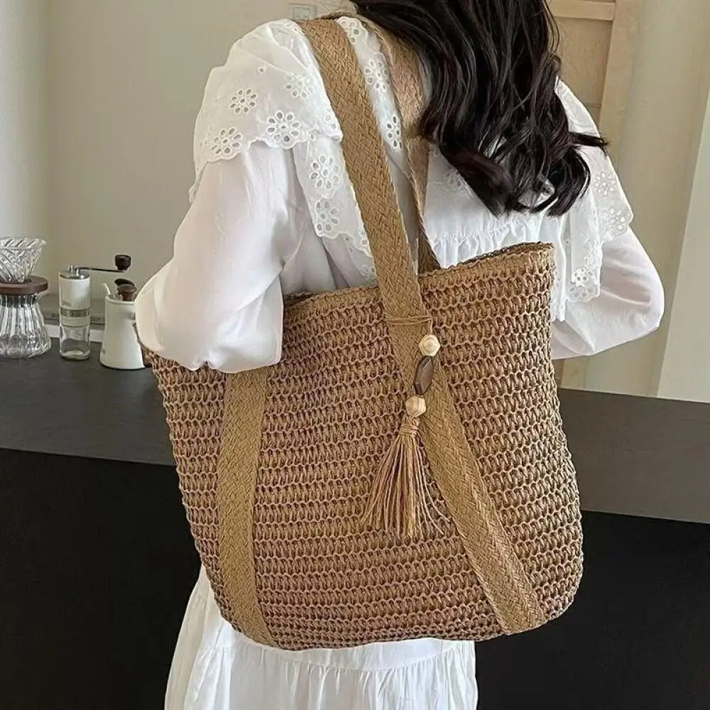 

Плетеная сумка - модная, повседневная, универсальная, на одно плечо, подходит для ежедневного использования, сумка из плетеной ткани.