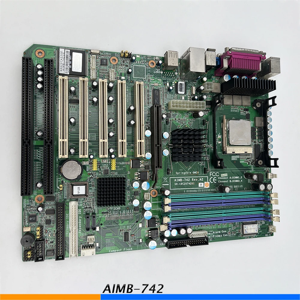 

AIMB-742 AIMB-742VE A2 для Advantech, промышленная компьютерная материнская плата с 2 слотами Isa