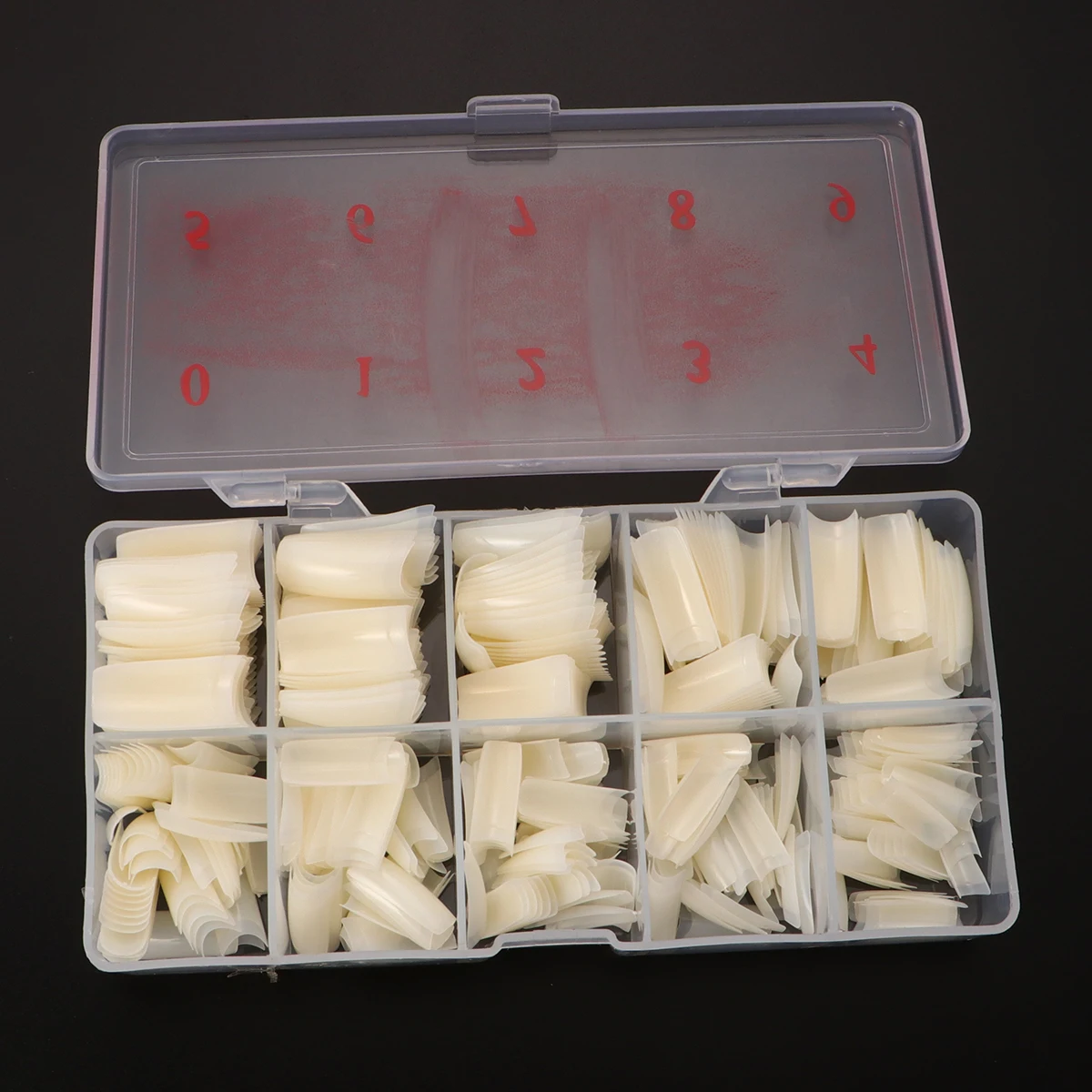 

Fake Nails Plain Color Simple Shape DIY Artificial Nail Stickers for Party Holiday Easy to Apply Create Unique Nail Art