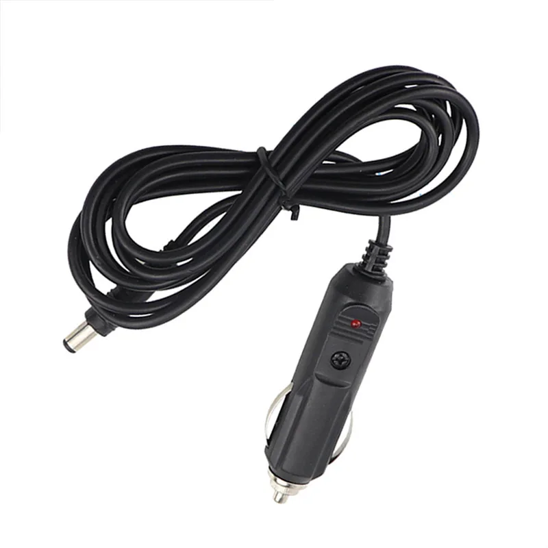 2PCS Car Cigarette Lighter Plug to DC Male 5.5*2.1mm Power Cable 12V 24V Vehicle DC Power Supply Cord