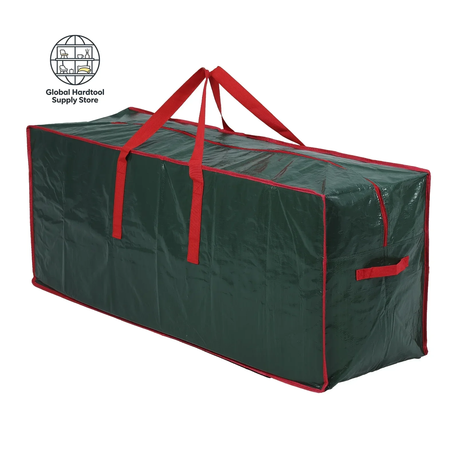 Christmas Tree Storage Bag for Up to 228.6cm Disassembled Trees with Reinforced Handles & Dual Zipper Dust & Moisture Protection