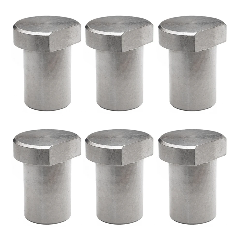 6Pcs Bench Dogs Workbench Peg Brake Stop Clamp Positioning Planing Plug Shop Essential Woodworking Tool-B61B