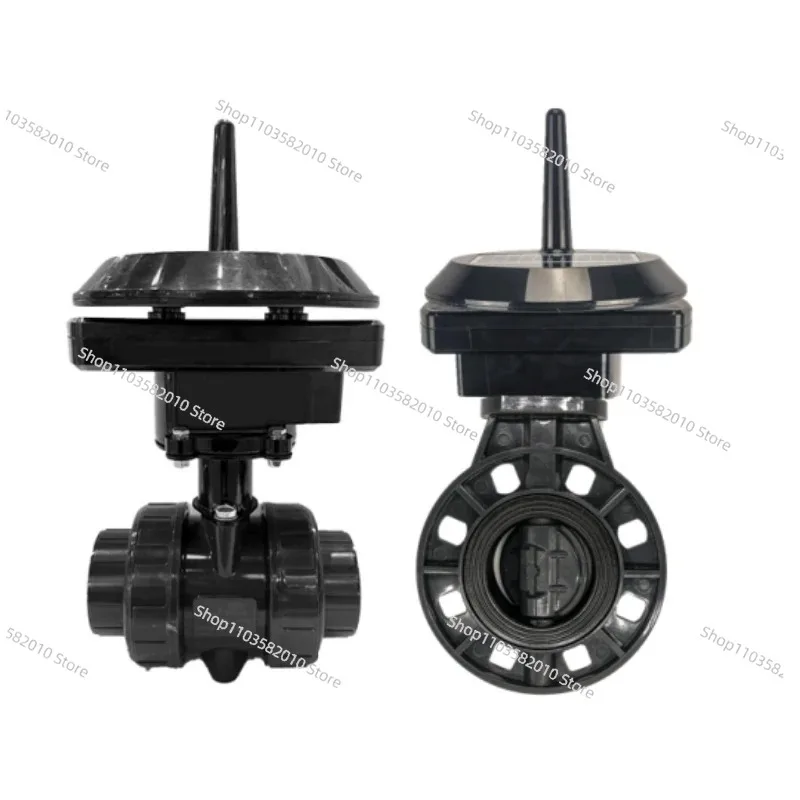 Waterproof 4G/LoRa Solar Motorized Electric Control Valve, Smart Farm Irrigation Control System