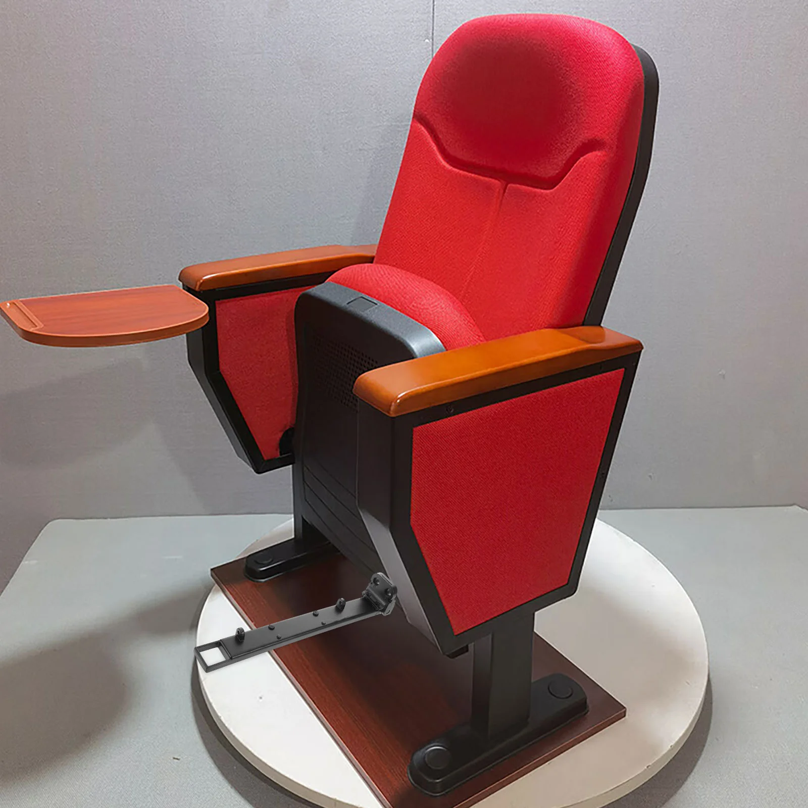 Soporte para tablero de escritura de asiento, estante para portapapeles para silla de reuniones, accesorio de repuesto